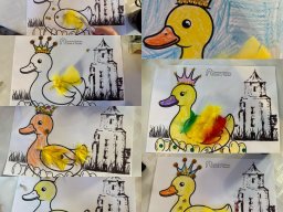 Bal karnawałowy na Zamku w Toszku klas 1b, 1c, 2c